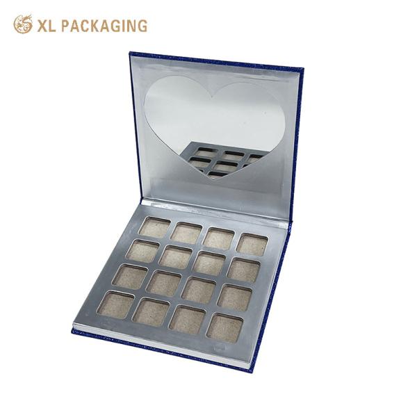Cheap Luxury Custom Rectangle Custom Empty Eyeshadow Palette Pans Eye Shadow Case Container Packaging for sale