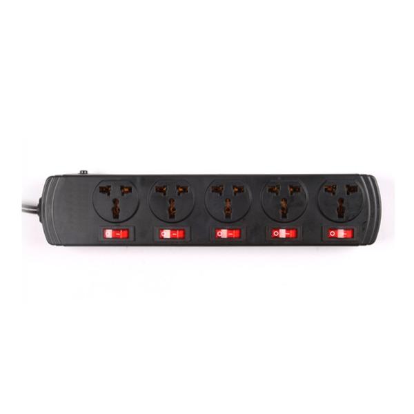 Cheap 5 outlet Universal Type Extension Socket With On/Off Switch, USB for sale