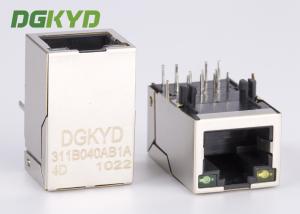 China 100BASE Magnetics Modular jack RJ45 Ethernet Port with discrete transformer on sale