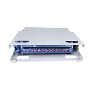 China Rack Mount 12 Core SC FC LC ODF Optical Distribution Frame on sale