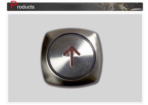 Best Size 38 X 38 Mm Square Elevator Push Button With Special Filing Process wholesale