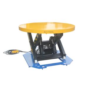 Carton Box Automatic Turntable Stretch Wrapping Machines Treadle Type Electric Rotary