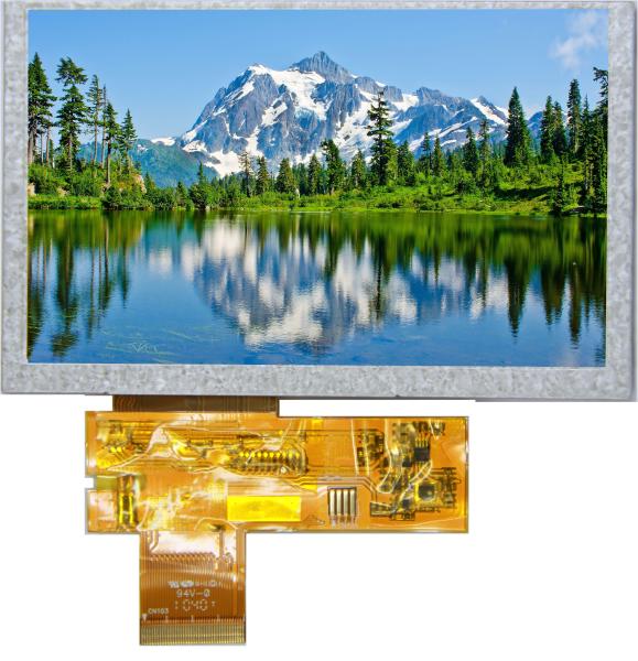 Cheap 5.0 Inch 800x480 Dots TFT Colour Lcd Display Module With 450 Nits Backlight For Photo Frame for sale