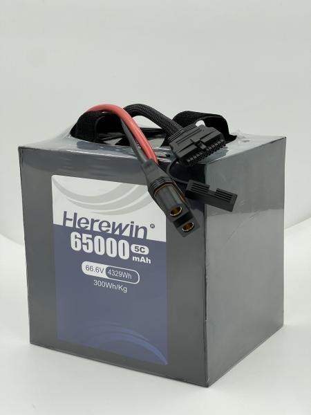 Cheap Herewin Semi-Solid State Battery 18S 66.6V 65000mAh A Long-Lasting Power Source with Nominal Voltage of 66.6V for sale