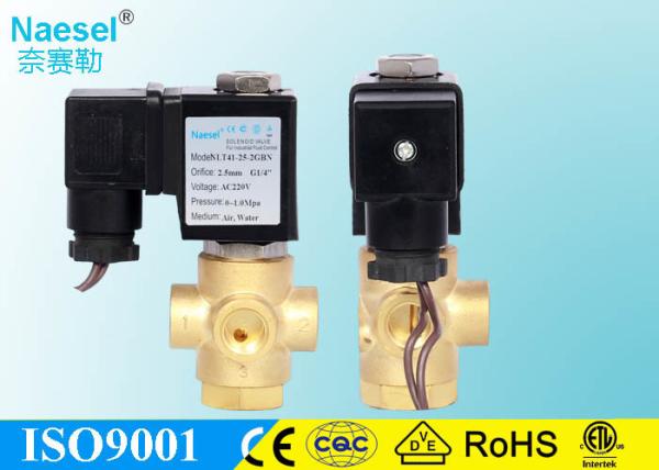 Cheap 3 / 2 Way Solenoid Directional Control Valve 1.0 - 4 Mm Orifice 0 - 1.5 Mpa 215PSI for sale