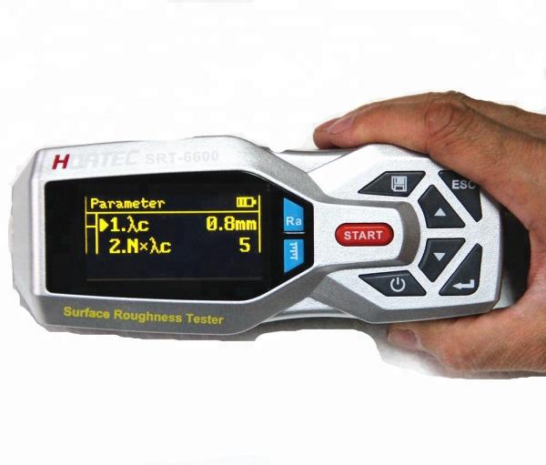 Cheap 14 Parameters Portable Surface Roughness Tester With 128 X 64 OLED Dot Matrix Display Spectrogram for sale