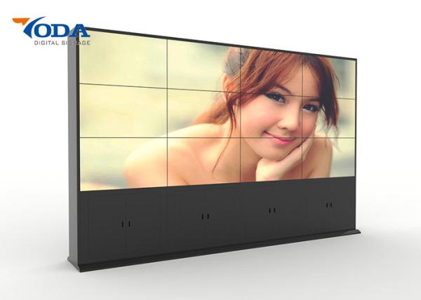 Cheap 0.88MM Bezel LCD Wall Display Screen 1x5 Touch Screen Display for sale