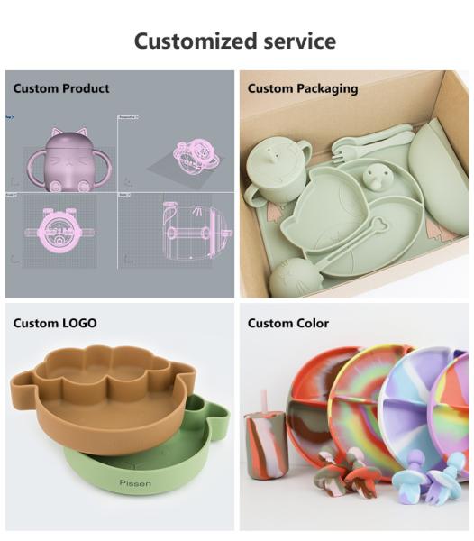 Cheap Multi Purpose Silicone Tableware Set Non Stick Versatile Use for sale