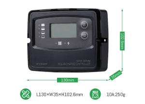 China 20A 12V 24V Smart PWM Digital Solar Charge Controller For Solar Panels LiFePO4 Battery on sale