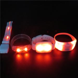 China Remote controlled LED bracelet, DMX controllable, RF control LED bracelet on sale