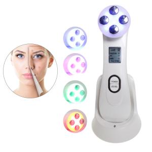 Best 5 in 1 LED EMS Mesotherapy RF Photon Therapy Facial Ultrasonic Vibration Device wholesale