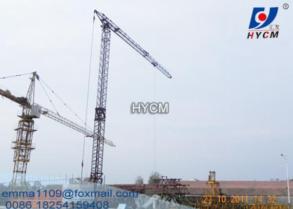Cheap QTK20 Self Rising Tower Cranes Mini Self Erection Grue For 7 Layer Construction for sale