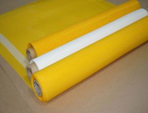China High Tension Polyester Printing Screen , Air Filter Mesh Fabric 43T-80 Plain Weave on sale