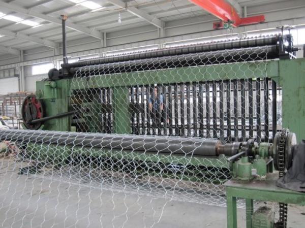 Cheap 80x100mm Gabion Mesh Weaving Machine / Galvanized Gabion Box Making Machine for sale