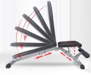China utility bench foldable, folding utility bench, fold up utility bench, adjustable/foldable utility bench on sale