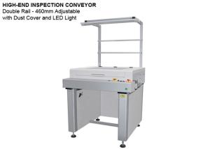 China SMT PCB Inspection Conveyor 460mm Max PCB Width With LED Light on sale