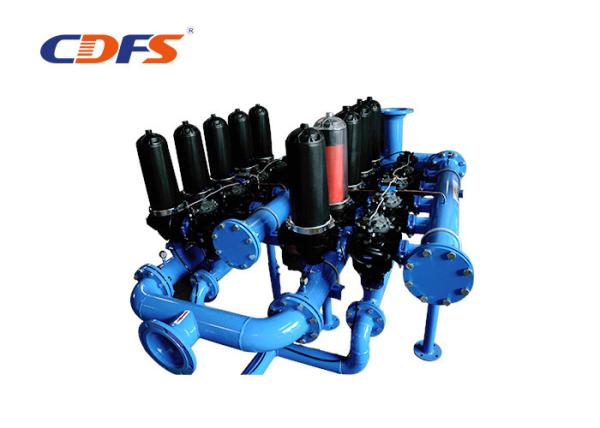 Cheap 2 - 10 Bar PLC Control Automatic Disc Filter For Irrigation System Equipment for sale