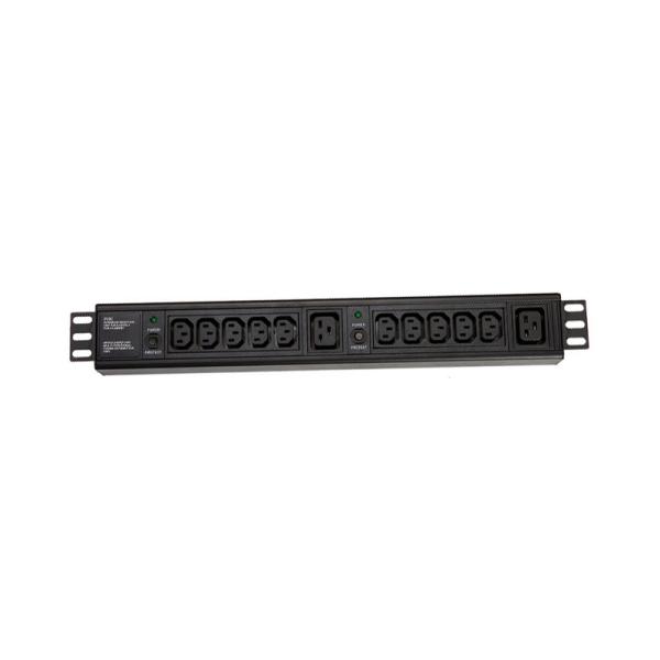 Cheap 12 Way IEC Type PDU Extension Socket With On/Off Switch, Overload Protector for sale