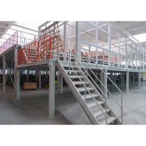 Best Customized Width and Depth 500kg Load Mezzanine Floor with Solid or Perforated Surface wholesale