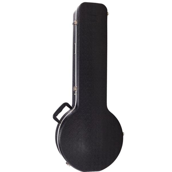 Cheap Reinforced ABS Hardshell Banjo Case Soft Plush 3 triple chrome plated latches for sale