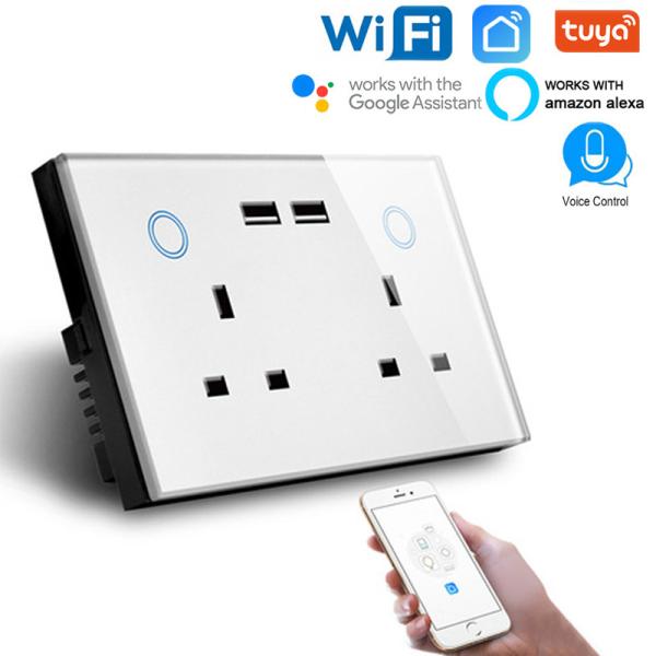 Cheap 802.11bgn Smart Plug Socket SmartLife Wifi Smart Touch Switch for sale
