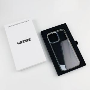 Wholesale Luxury Black And White Paper Cardboard Slide Drawer Box Custom Package For Phone Case Box Packaging