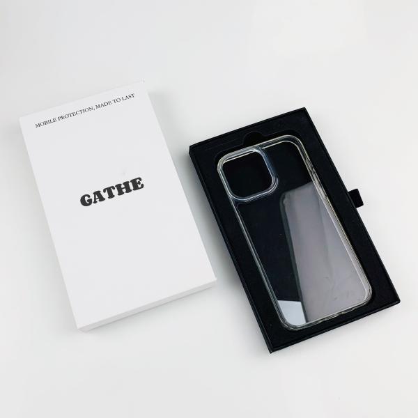 Cheap Wholesale Luxury Black And White Paper Cardboard Slide Drawer Box Custom Package For Phone Case Box Packaging for sale