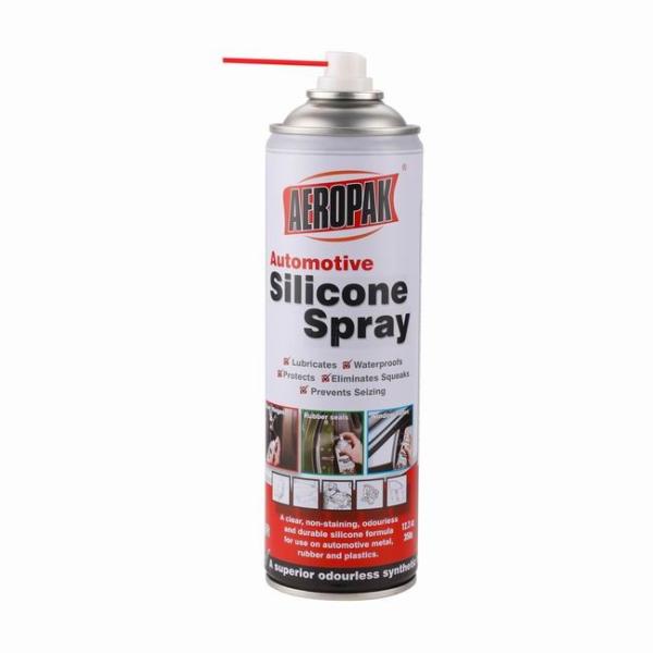 Cheap AEROPAK Silicone Spray For Car Windows Multi Purpose Lubricant Spray for sale