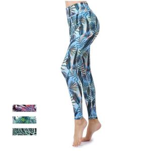 Best Custom Color Elastic Sewing Patterned Yoga Pants Active Stretch For Women wholesale