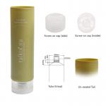 China Sugarcane Tube Cylindrical PCR Cosmetic Packaging 100g Degradable Plastic for sale