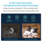 White C2430TS-40E Network Camera with Wi-Fi Connectivity and One-way Audio