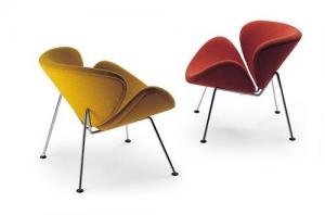 Fireproof Orange Slice Chair ,  Living Furniture Dining Pierre Paulin Chair