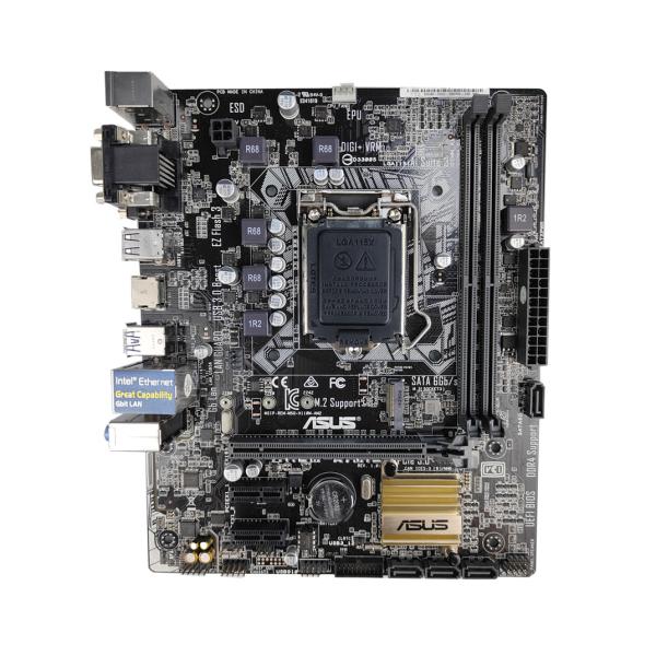 Cheap ASUS H110M Intel PC Motherboard DDR4 USB2.0 Micro-ATX 32G Support 6 7 8 9gen 1151 CPU for sale