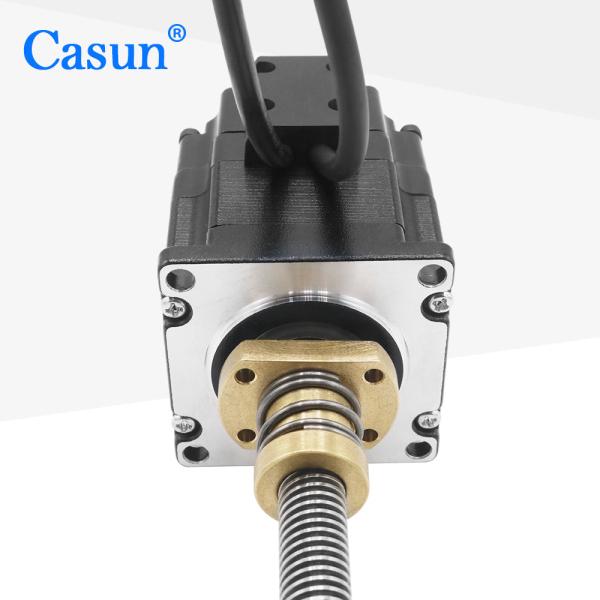 Cheap 1.8 Degree 2 Phase NEMA 23 Linear Stepper Motor With Encoder 57*57*45mm 0.9N.M 4 Wires for sale
