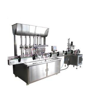 Best 220V Liquid Production Line Automatic Ketchup Jam Mayonnaise Sauce Cream Bottle Filling Capping And Labeling Machine wholesale