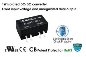 A05_XT-1WR3 DC DC Converter Module Flame Retardant Unregulated Dual Output