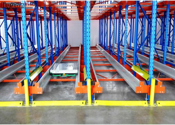 Cheap Radio Shuttle Selective Pallet Racking System Cold Rolled Shock Resistance for sale