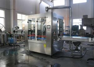 Large Beer Filling Machine , Industrial Beer Brewing Equipment System Stainless Steel