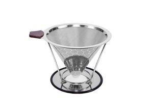 Slow Honeycomb Pattern Drip Brew Cone Shaped Strainer