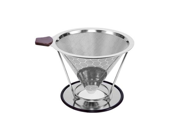 Cheap Slow Honeycomb Pattern Drip Brew Cone Shaped Strainer for sale