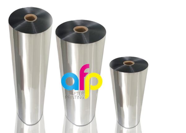 Cheap Offset Printing Silver Metalized Polyester Film Both Side High Corona Treated for sale
