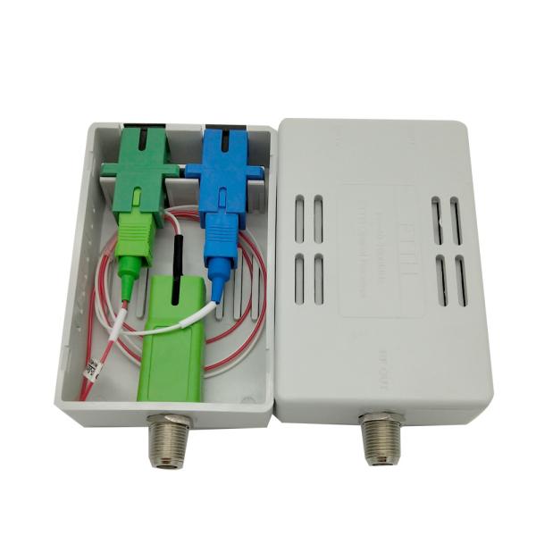 Cheap Hicorpwell Catv Optic wdm ftth Node 1-2 Way Passive node FWDM Optical receiver for sale