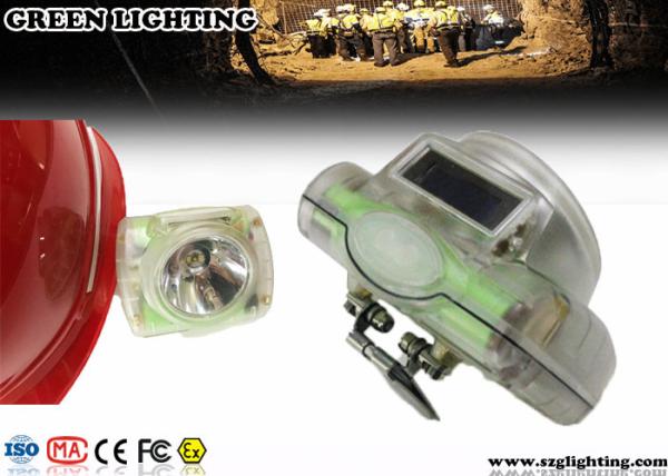 Cheap 1W 6000Lux Light weight 140g Water Proof LED Mining Light With OLED Screen for sale