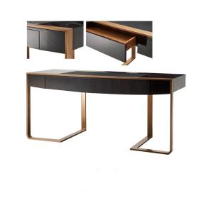 China High End Stainless Steel Computer Desk on sale