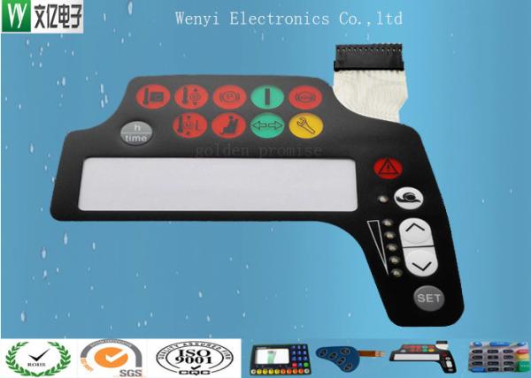 Cheap Membrane Switch Keypad Polydome Switch With 0.1mm PET Silver Paste Circuit Custom for sale