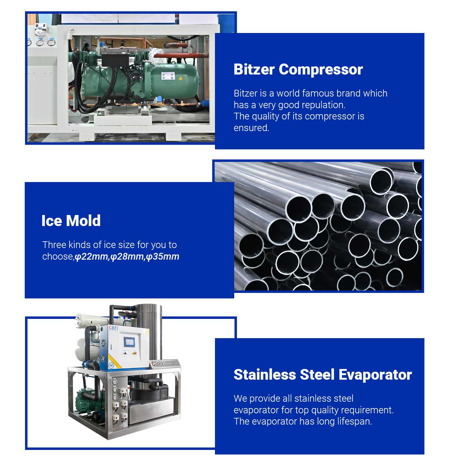 tube ice making machine