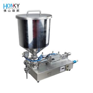 Best Desktop 40 BPM Tomato Paste Filling Machine With Ceramic Piston Pump wholesale