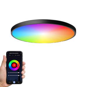 China RGB CW WW LED APP Ctrl Dream Color Stepless Dimmable LED Ceiling Lights For Living Room on sale