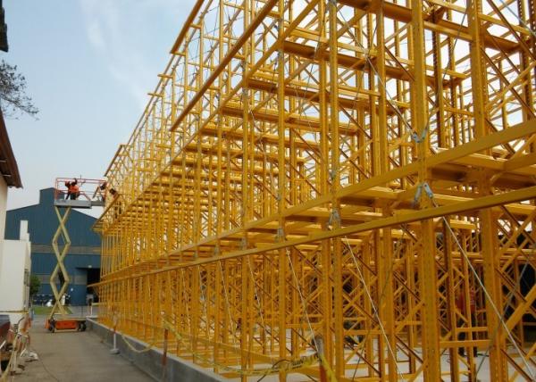 Cheap 35m Clad Pallet Rack Supported Building Self Supporting With Seismic Report for sale