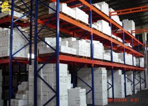 China Heavy Duty Teardrop Warehouse Pallet Racking 100x48x1.5mm Beam Sections on sale